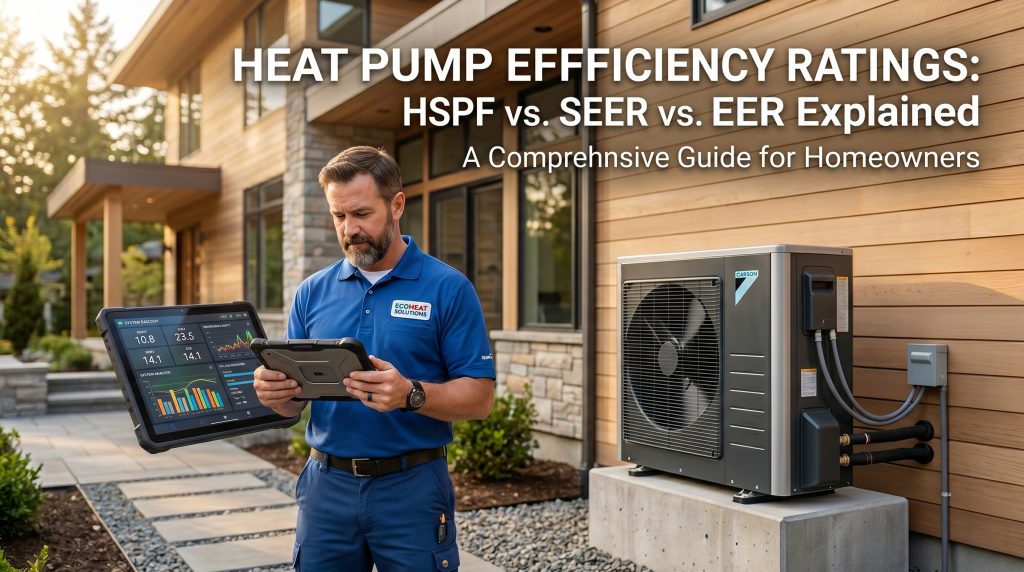 Heat Pump Efficiency Ratings: HSPF vs. SEER vs. EER Explained