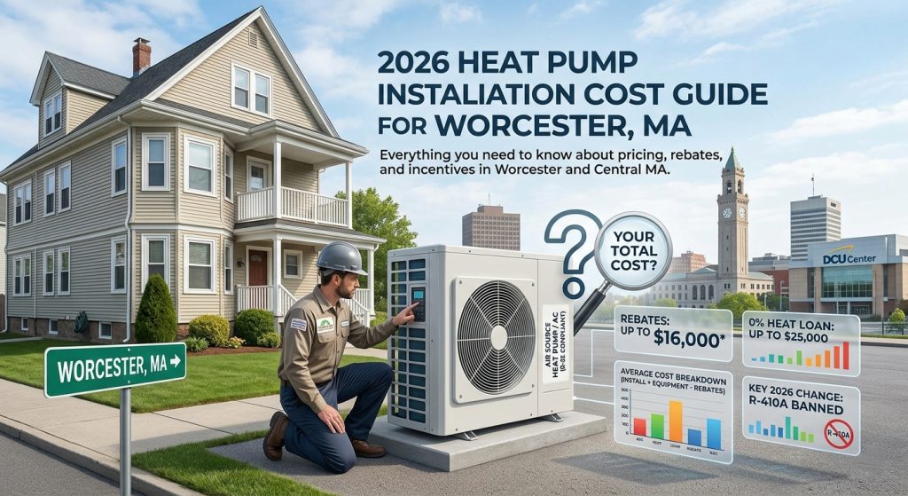 2026 Heat Pump Installation Cost Guide for Worcester, MA