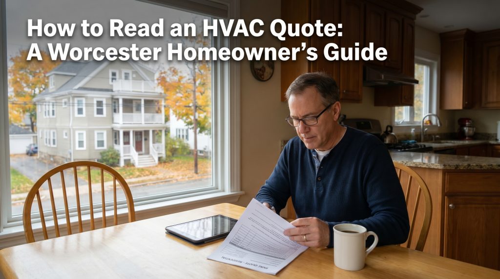 How to Read an HVAC Quote: A Worcester Homeowner's Guide
