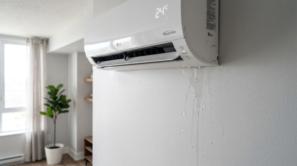 Why Is My Mini-Split Leaking Water Inside? Causes and Fixes